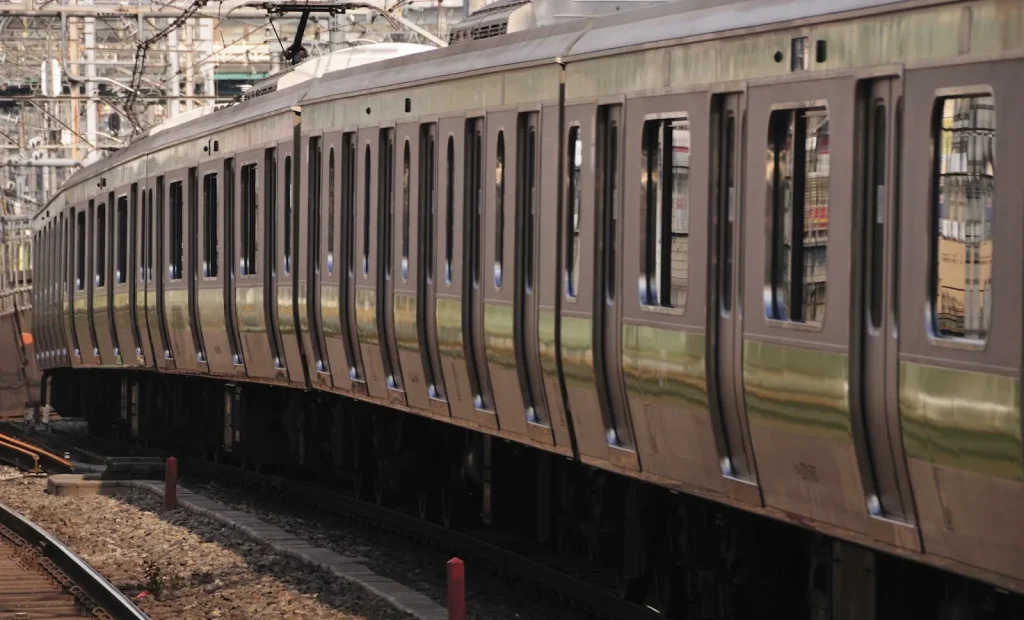 Petaที่แสดงเส้นทางรถไฟไปยังสถานี Todoroki.